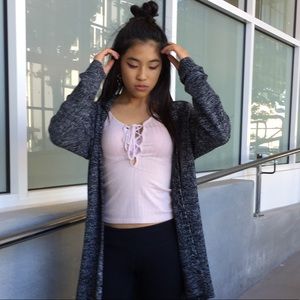 Me To We Crisscross Pink Tanktop